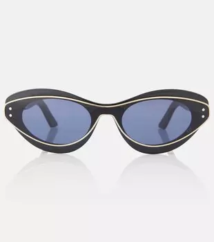 Dior Meteor B1I солнцезащитные очки "кошачий глаз" Dior Eyewear, черный