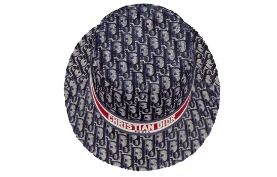 DIOR Панама женская, красная/синие