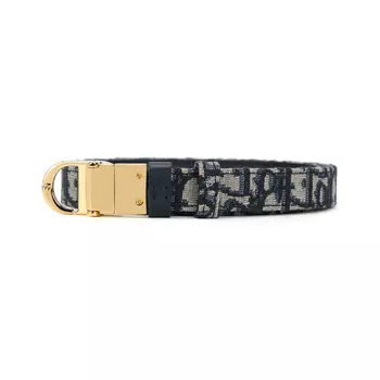 DIOR Ремень из коровьей кожи унисекс, черный, ширина 2 см