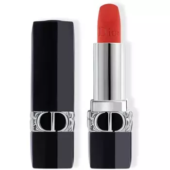 DIOR Rouge Dior увлажняющий бальзам для губ многоразового использования оттенок 999 Matte 3,5 г