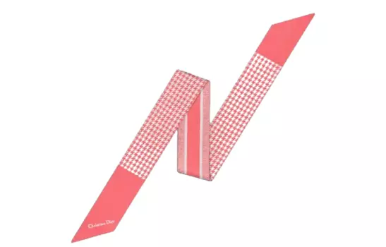 DIOR Шарф Montaigne розового цвета