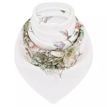 DIOR Шелковый шарф унисекс бежевого цвета