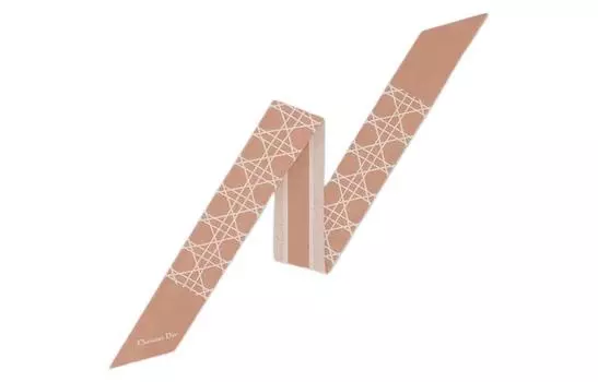 DIOR Шелковый шарф женский розово-розовый