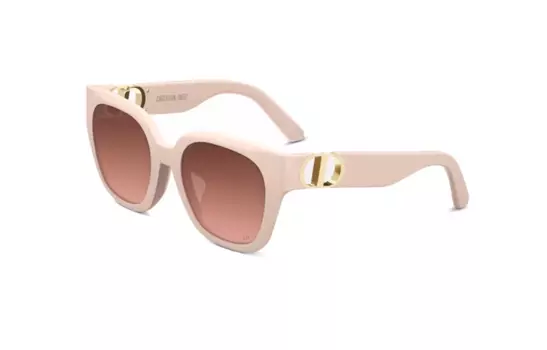 DIOR Солнцезащитные очки неправильной формы из ацетатного металла, женские, розовые