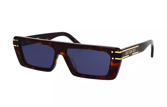 DIOR Солнцезащитные очки унисекс неправильной формы коричневые