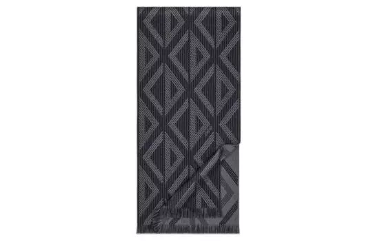 DIOR Вязаный шарф мужской черный