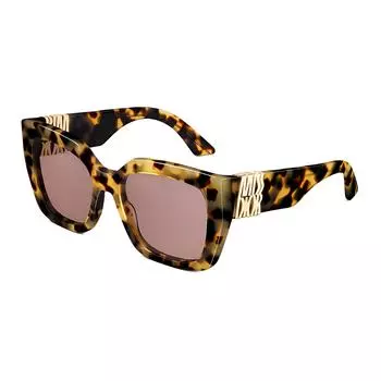 DIOR Женские квадратные солнцезащитные очки из ацетата, желтые