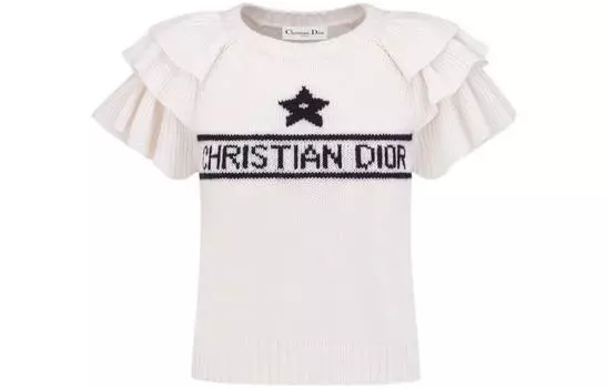 DIOR Женский джемпер цвета слоновой кости