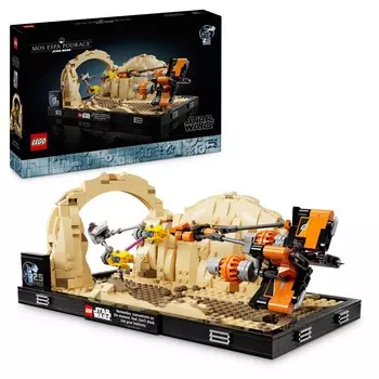 Диорама LEGO Star Wars: Гонки на спидерах Мос-Эспа, 75380