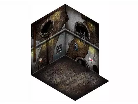 Диорама Sewer Lair 1/12 Scale Diorama Scene Diorama Prints