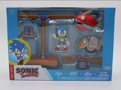 Диорама Sonic The Hedgehog 2.5" Flying Battery Zone Diorama JAKKS PACIFIC