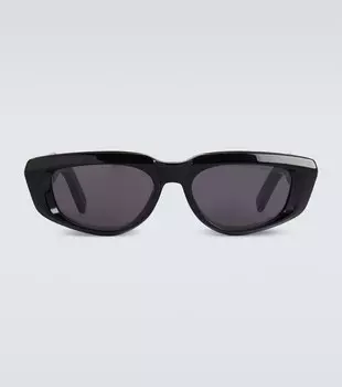 DiorXplorer S3I прямоугольные солнцезащитные очки Dior Eyewear, Shiny Black/Smoke