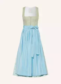 Дирндль wiessee с льном Johann & Johanna, зеленый