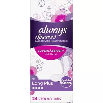 Discreet Incontinence Long Plus Always, 24 шт.