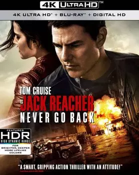 Диск 4K Ultra HD Jack Reacher: Never Go Back