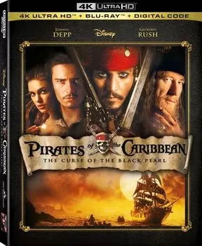 Диск 4K Ultra HD Pirates Of The Caribbean: The Curse Of The Black Pearl