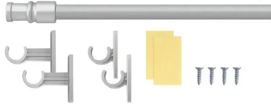 Диск-бар Good Life "Bistro", 1 бочка, выдвижной 55 см - 85 см, 12 мм, цвет mattnickelfarben