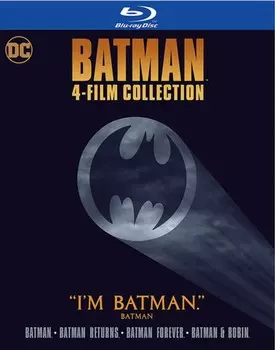 Диск Blu-ray Batman 4-Film Collection [Box Set]