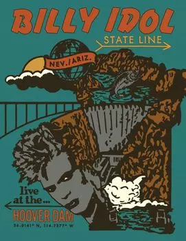 Диск Blu-ray Billy Idol - State Line: Live At The Hoover Dam [2023]