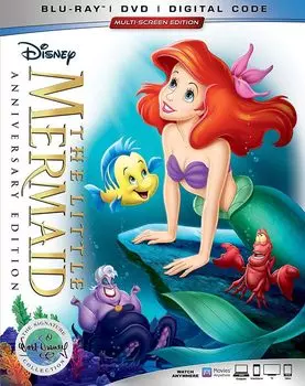 Диск Blu-ray Little Mermaid [1989] (Anniversary Edition) (BLU+DVD)