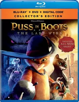 Диск Blu-ray Puss In Boots: The Last Wish [2022]