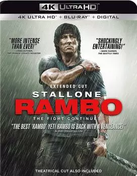 Диск Blu-ray Rambo: The Fight Continues