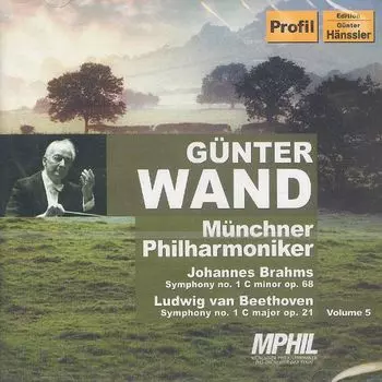 Диск CD Brahms: Symphony No. 1 / Beethoven: Symphony No. 1 [Import] - Johannes Brahms, Ludwig van Beethoven, Gnter Wand, Mnchner Philharmoniker