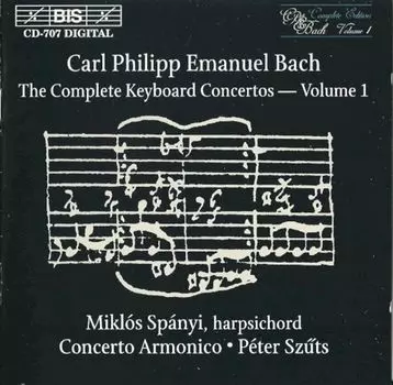 Диск CD Comp Kbd Con Vol. 1 - C.P.E. Bach