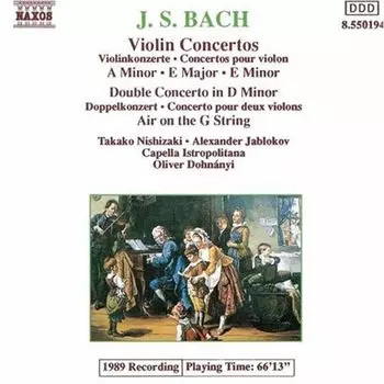 Диск CD Con Vn 1/2/con 2 Vn - J.S. Bach