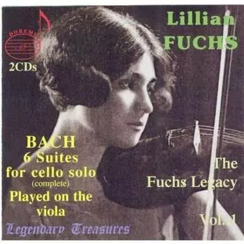 Диск CD J.S. Bach: 6 Suites for Cello Solo (Complete) Played on the Viola - Johann Sebastian Bach, Lillian Fuchs