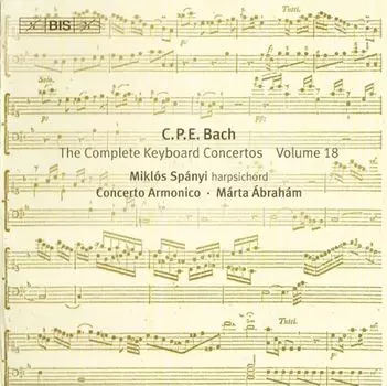 Диск CD Keyboard Concertos Vol. 18 - C.P.E. Bach