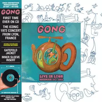 Диск CD Live In Lyon December 14th, 1972 - Gong