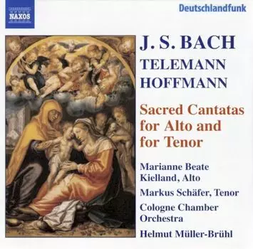 Диск CD Sacred Cantatas For Alto & For Tenor - Johann Sebastian Bach, Georg Philipp Telemann, Melchior Hoffmann, Marianne Beate Kielland, Markus Schafer