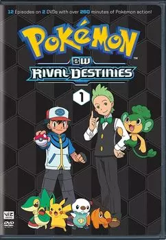 Диск DVD Pokemon: Black & White Rival Destinies Set 1 (2pc)