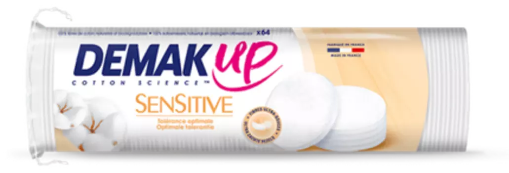 Диски для снятия макияжа Demak'up Sensitive Oval - 48 шт Demakup