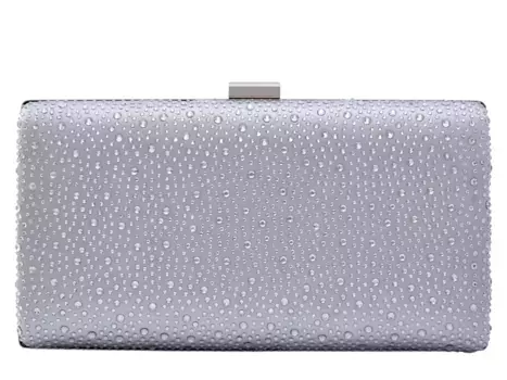 Диско-клатч Lady Couture, серебряный/металлик