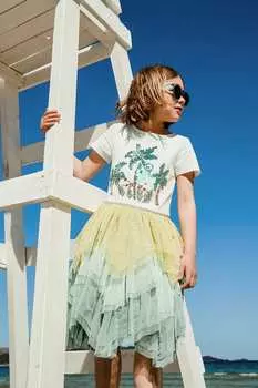 Диско-Платье с изображением коалы Monsoon, зеленый