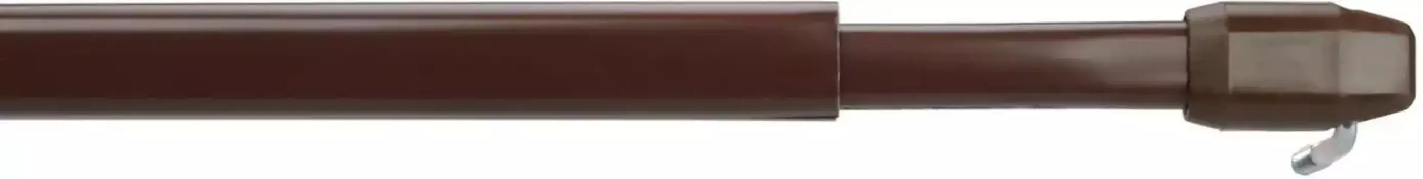 Дисковая штанга Liedeco, 1 ствол-ствол, выдвижная 80 см-140 см, коричневый