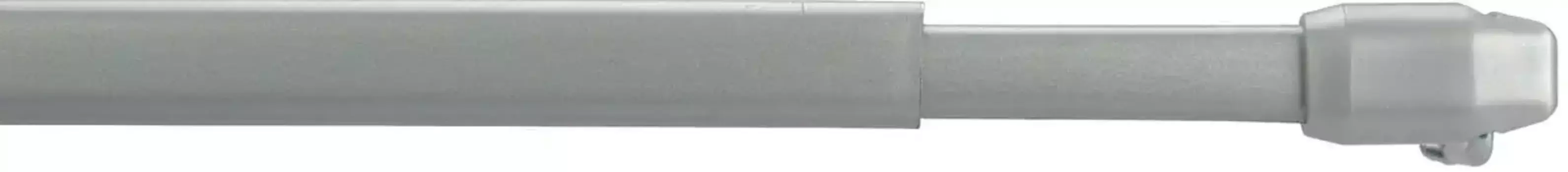 Дисковая штанга Liedeco, 1 ствол-ствол, выдвижная 50 см-90 см, цвет mattsilberfarben