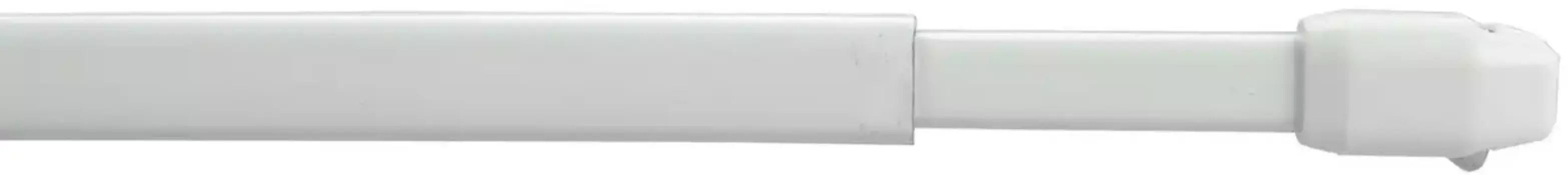 Дисковая штанга Liedeco, 1 ствол-ствол, выдвижная 40 см-70 см, белый