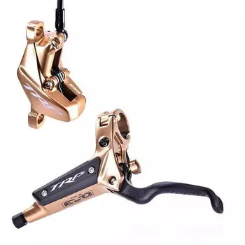 Дисковый тормоз DH-R EVO HD-M846 - золотой TRP, черный