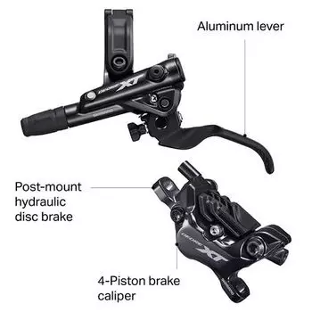 Дисковый тормоз XT BR-M8120 Shimano, черный