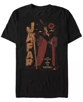 Диснеевский мужской аладдин джафар управляет вселенной, футболка с коротким рукавом Fifth Sun, черный