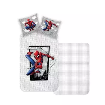 Disney Home Spiderman детский двусторонний комплект постельного белья 100% хлопок 135х200 см наволочки 80х80 см Zorluteks Tekstil Ticaret ve Sanayi A.S