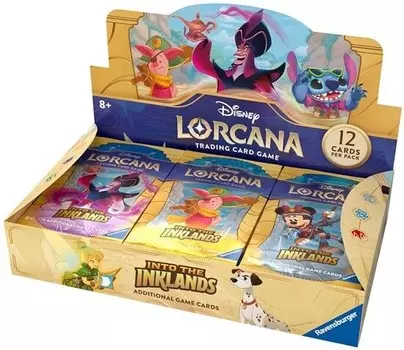 Disney Lorcana: Into the Inklands Booster Box, Карточная игра, Ravensburger Inna marka