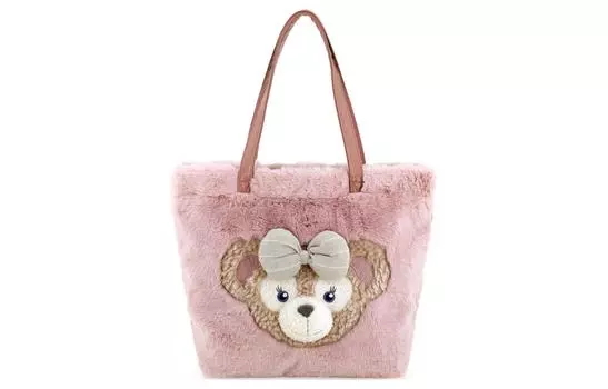 Disney Плюшевая сумка-шоппер, сумки через плечо, обычная женская розовая
