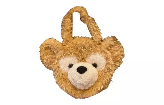 Disney Плюшевая женская сумка среднего размера, коричневого цвета