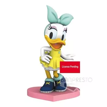 Disney — q Pocket Best Dressed — Дейзи Дак — версия b — 10 см Banpresto