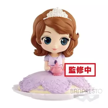 Disney — q posket sugirly sofia версия молочного цвета — 9 см Banpresto