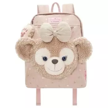 Disney Рюкзак из плюшевой джинсовой ткани, женский, розовый и белый